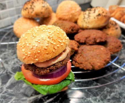 Veganer Mini-Burger